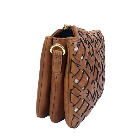 Gianni Conti Multiway Clutch - Style: 4173843 Tan
