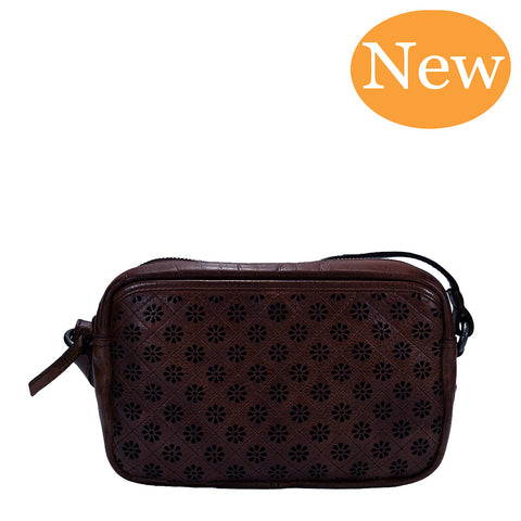 Gianni Conti Small Shoulder Bag - Brown - Style: 4676224