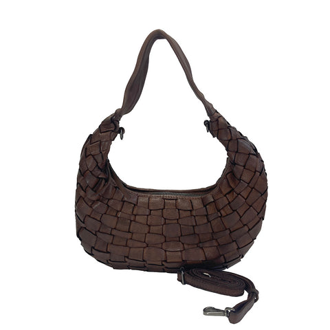 Gianni Conti Zip Top Shoulder / Multiway Bag - Style: 4893704 Brown