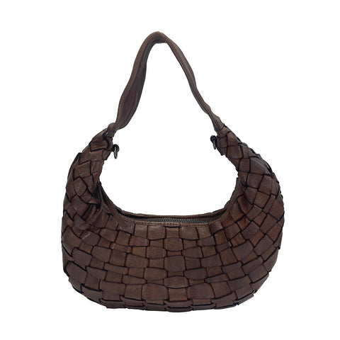 Gianni Conti Zip Top Shoulder / Multiway Bag - Style: 4893704 Brown