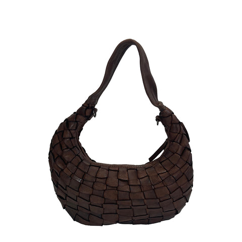 Gianni Conti Zip Top Shoulder / Multiway Bag - Style: 4893704 Brown
