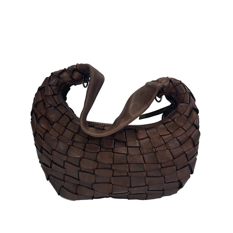 Gianni Conti Zip Top Shoulder / Multiway Bag - Style: 4893704 Brown