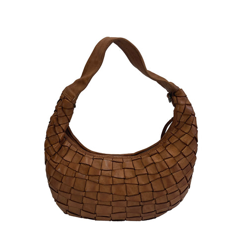 Gianni Conti Zip Top Shoulder / Multiway Bag - Style: 4893704 Tan