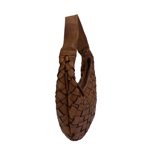 Gianni Conti Zip Top Shoulder / Multiway Bag - Style: 4893704 Tan