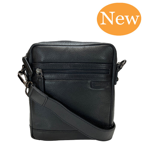Gianni Conti Unisex Shoulder Bag - Style: 4952592 - Black