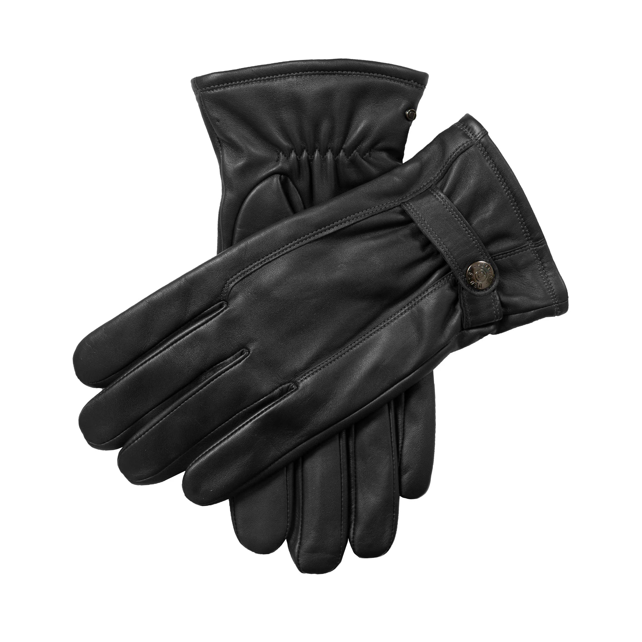 Dents Haworth Men's Black Leather Touch Screen Gloves Style: