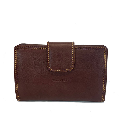 Gianni Conti Medium Wallet Purse - Style: 588356 - Brown