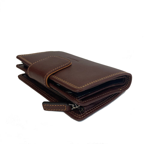 Gianni Conti Medium Wallet Purse - Style: 588356 - Brown