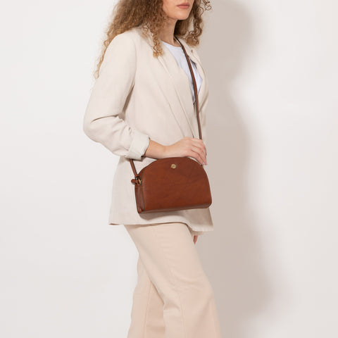 Gianni Conti Shoulder Bag - Style: 910760 - Tan