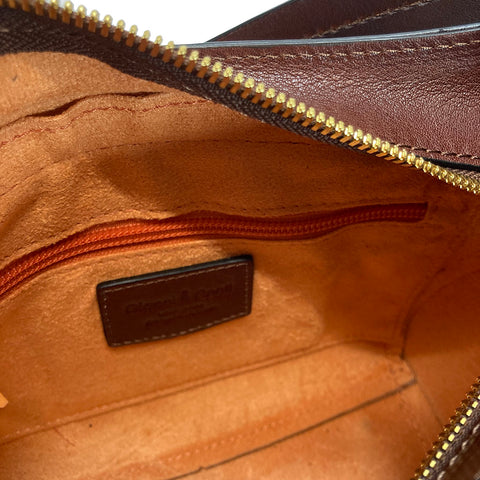 Gianni Conti Zip Top Gab / Multiway Bag - Style: 910766Tan