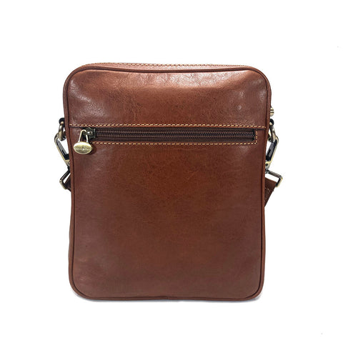 Gianni Conti Unisex Shoulder Bag - Style: 912154 - Tan