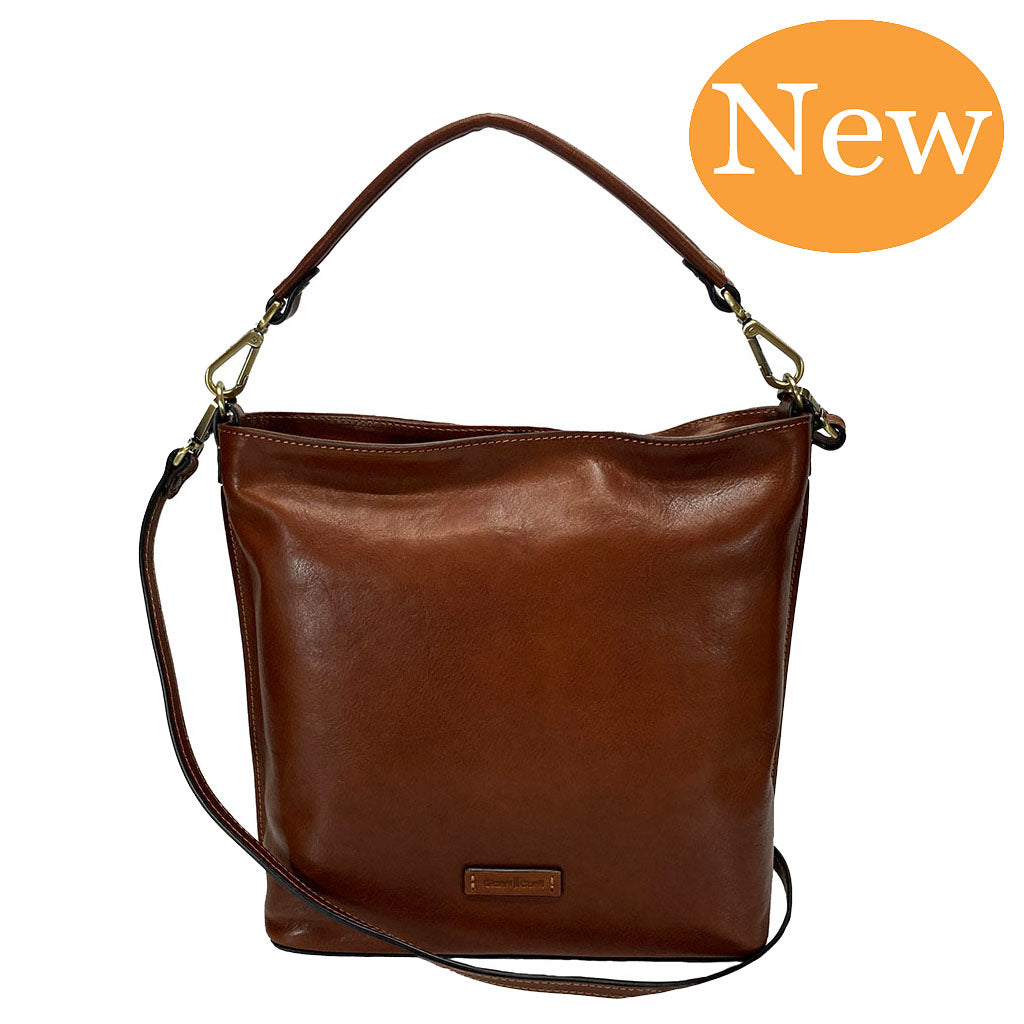 Gianni Conti Grab / Multiway Bag - Style: 913028- Tan