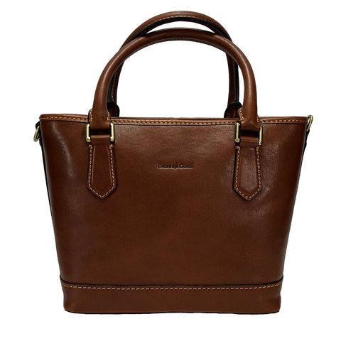 Gianni Conti Classic Grab / Multiway Bag - Style: 913162 Tan