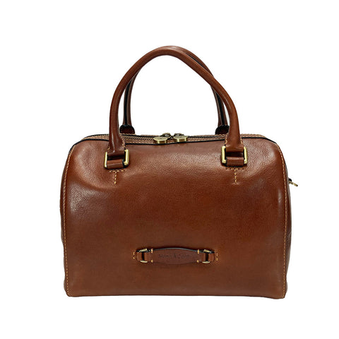 Gianni Conti Zip Top Multiway Bag  - Style: 914202 - Tan
