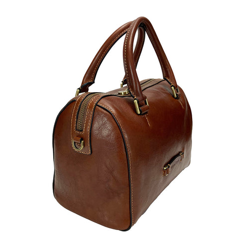 Gianni Conti Zip Top Multiway Bag  - Style: 914202 - Tan