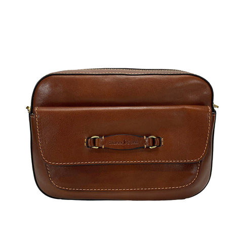 Gianni Conti Shoulder Bag - Style: 914203 - Tan