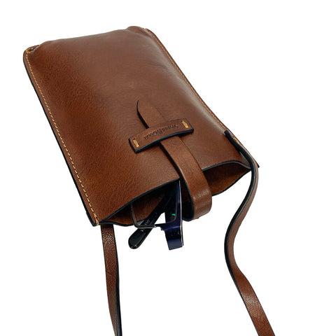 Gianni Conti Leather Phone / Glasses Case - Style: 915089 - Tan