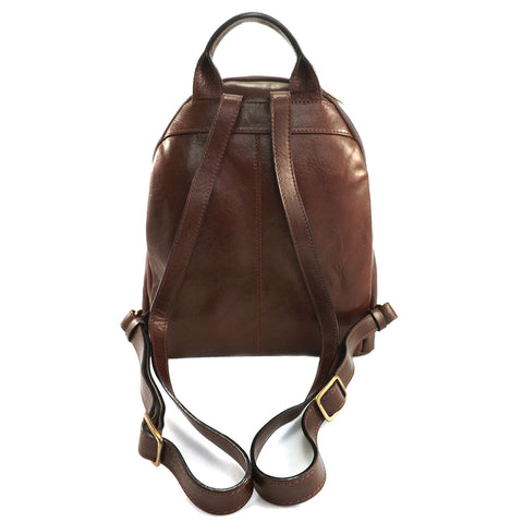 Gianni Conti Smart Leather Rucksack - Style: 9403695 - Brown