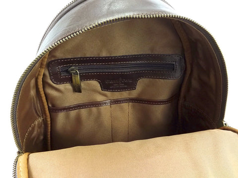 Gianni Conti Smart Leather Rucksack - Style: 9403695 - Brown