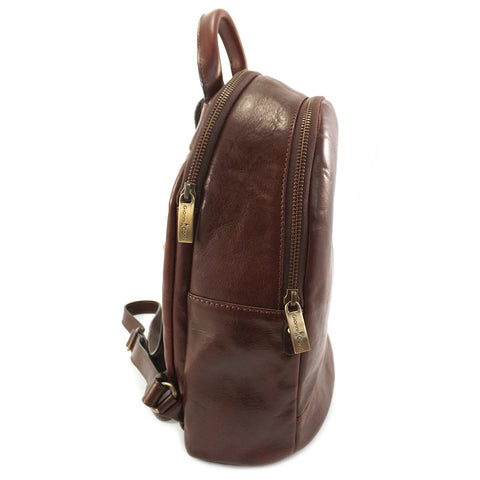 Gianni Conti Smart Leather Rucksack - Style: 9403695 - Brown