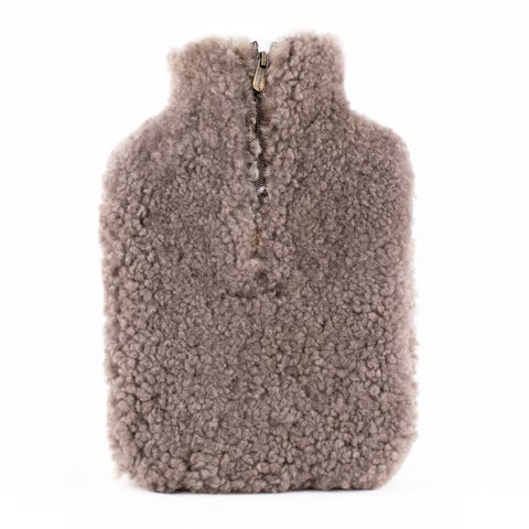Shepherd Sheepskin Hot Water Bottle Cover - Kerri - Stone