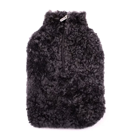 Shepherd Sheepskin Hot Water Bottle Cover - Kerri - Carbon