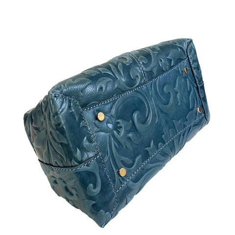 Gianni Conti Clip Top Multiway Bag - 9963041 Denim