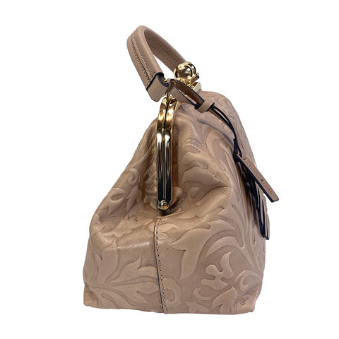 Gianni Conti Clip Top Multiway Bag - 9963041 Sand