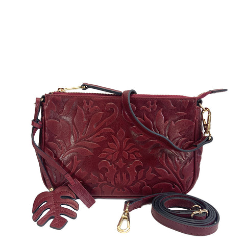 Gianni Conti Multiway Clutch - Style: 9964365 Ruby
