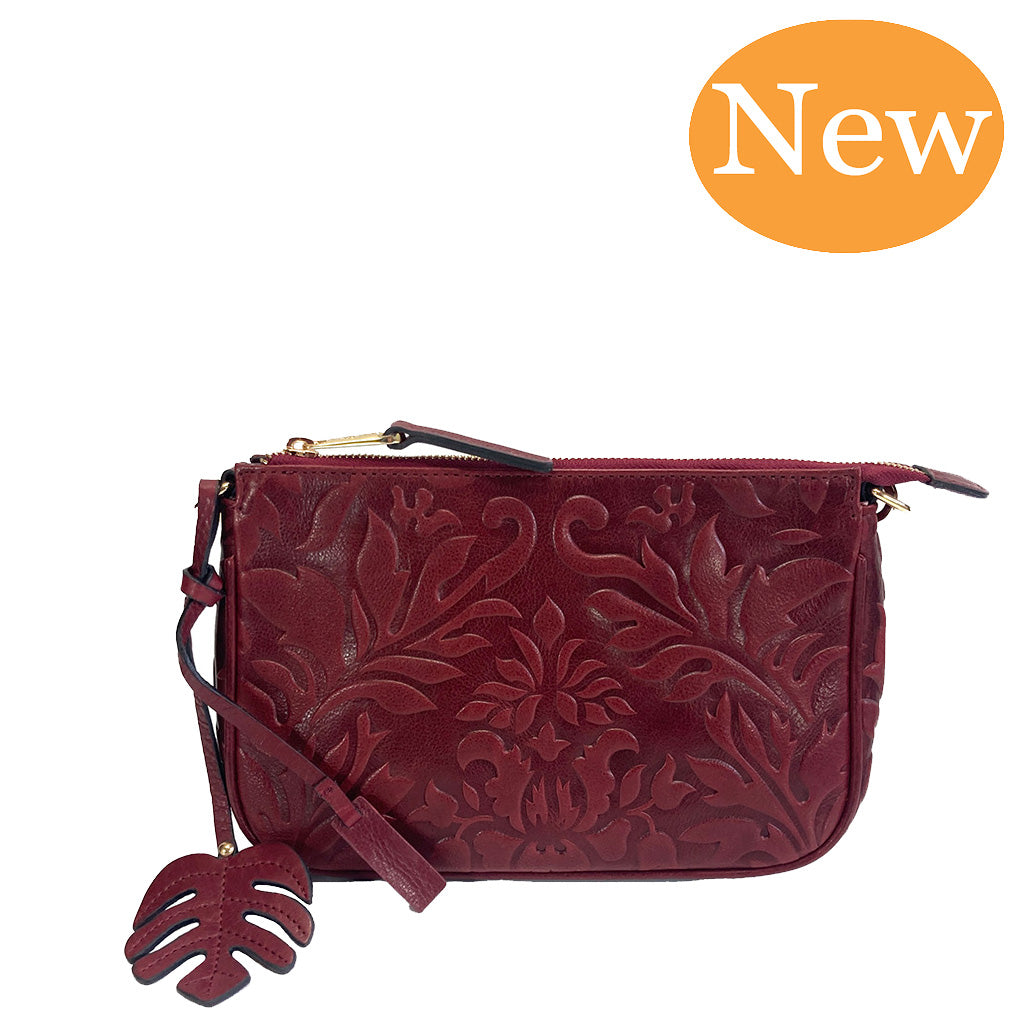 Gianni Conti Multiway Clutch - Style: 9964365 Ruby