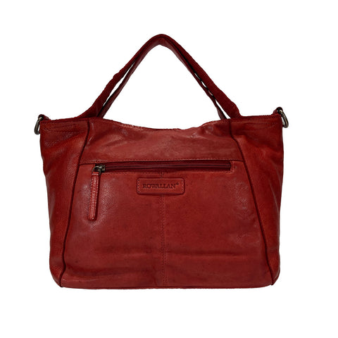 Rowallan Solitaire Leather Grab- Multiway Bag - Style: 31-3227 Red