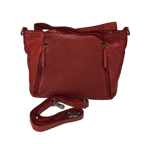 Rowallan Solitaire Leather Grab- Multiway Bag - Style: 31-3227 Red
