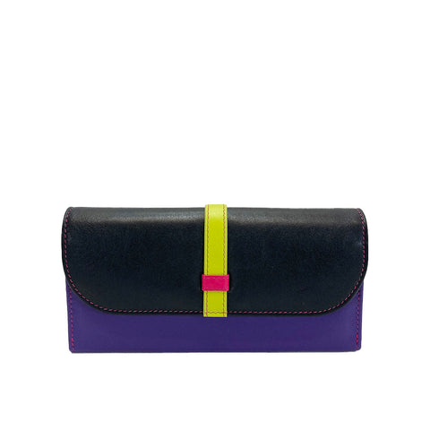 ili New York Leather Hard Glasses Case - Style: 6570 - Paradise Multi