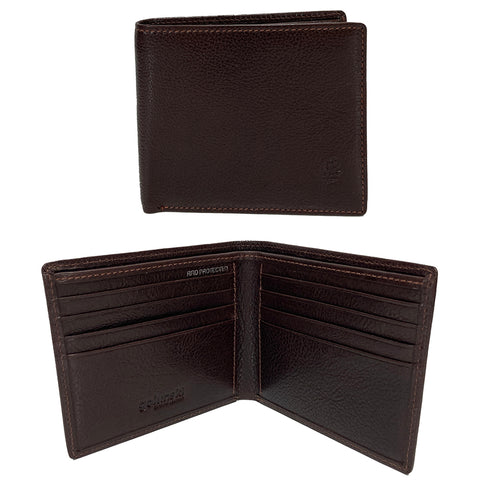 Golunski RFID Leather Wallet - Style: RF13 - Brown