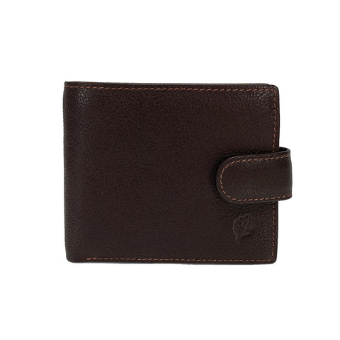 Golunski RFID  Leather Tab Wallet - Style: RF4 - Brown
