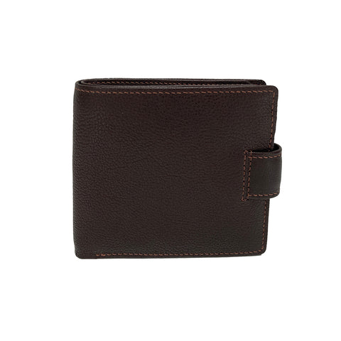 Golunski RFID  Leather Tab Wallet - Style: RF4 - Brown