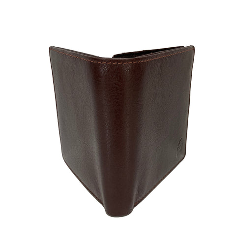 Golunski RFID Leather Tri Fold Small Wallet - Style: RF5 - Brown