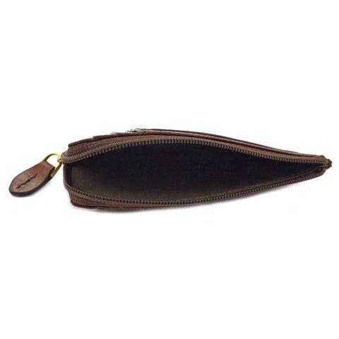 The Bridge Leather  Zip Round Credit Card Holder - Style: 01221601