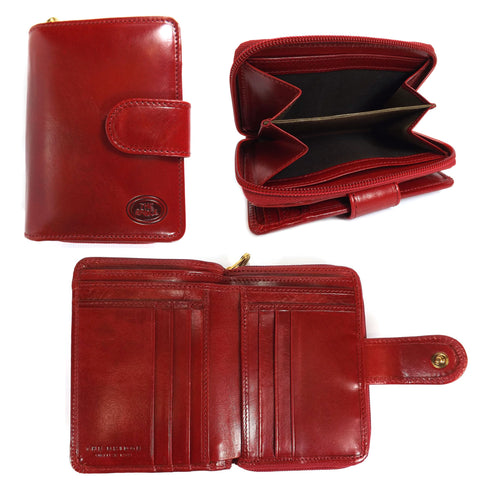 The Bridge Classic Purse - Red - Style: 01783801