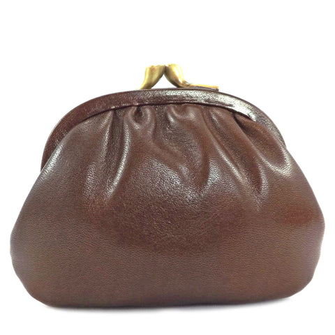 The Bridge Leather Clip Top Change Purse - Style: 01308801