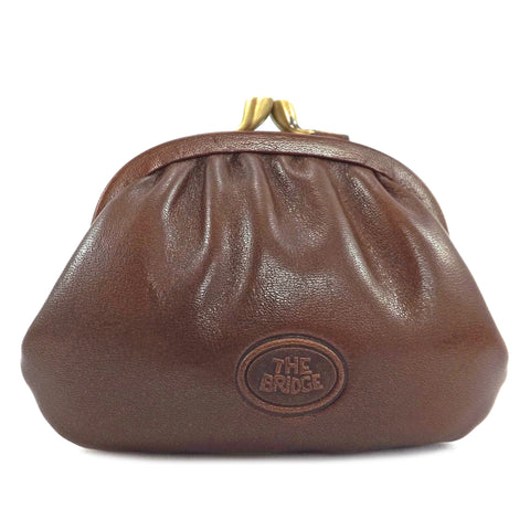 The Bridge Leather Clip Top Change Purse - Style: 01308801