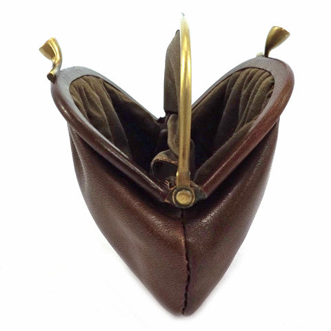 The Bridge Leather Clip Top Change Purse - Style: 01308801