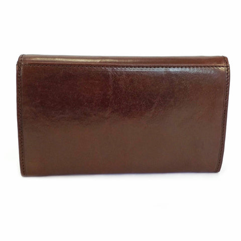 The Bridge Large Leather Wallet Purse - Style: 01774201