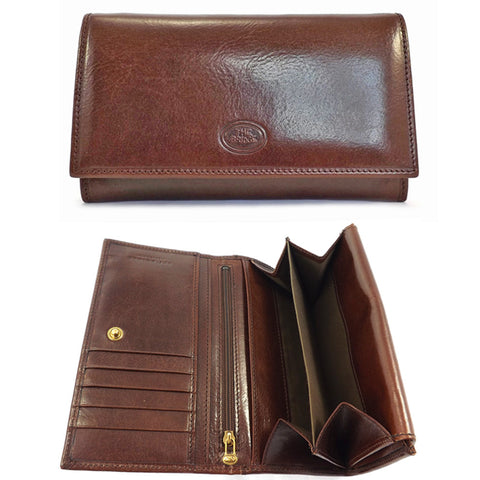 The Bridge Large Leather Wallet Purse - Style: 01774201