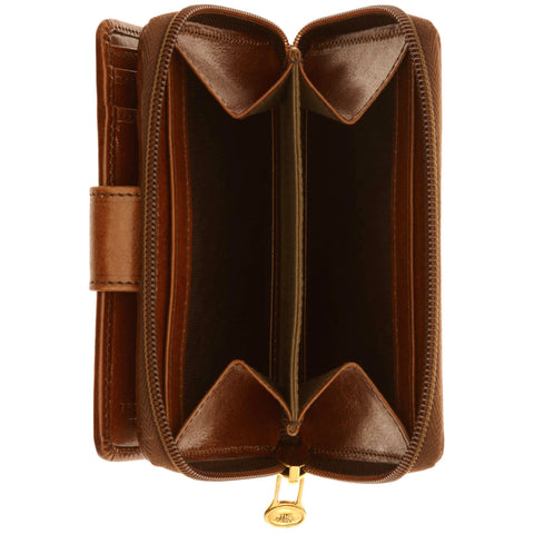 The Bridge Classic Purse - Brown - Style: 01783801
