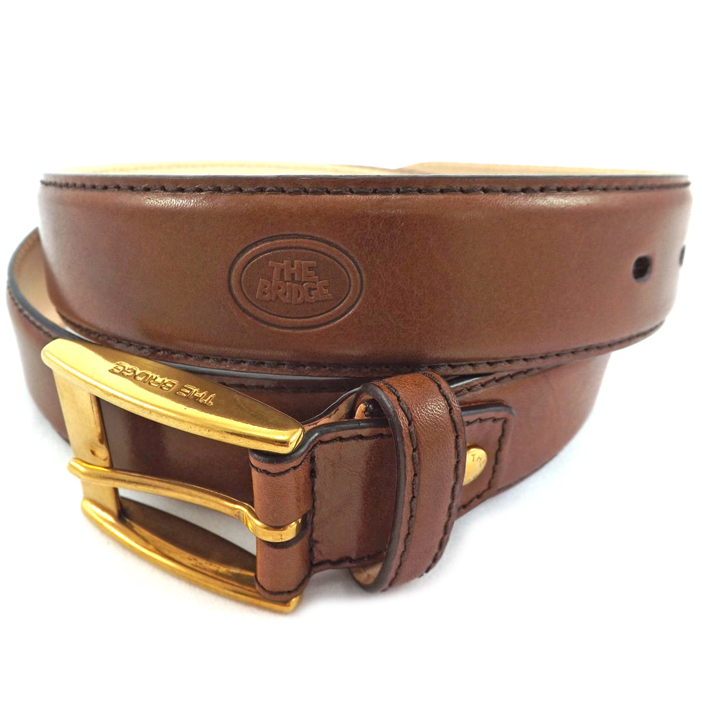 The Bridge Gents Leather Belt - Style: 03621301 - Brown