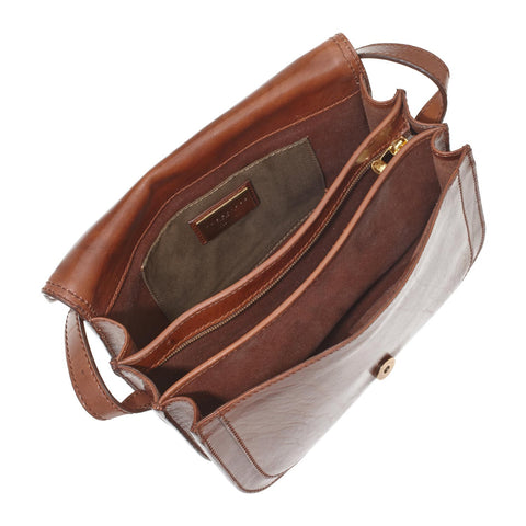 The Bridge Leather Saddle Bag - Style: 04415201