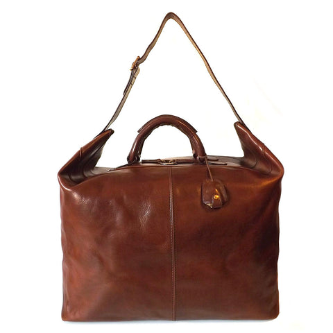 The Bridge Leather Travel Bag- Style: 07522001