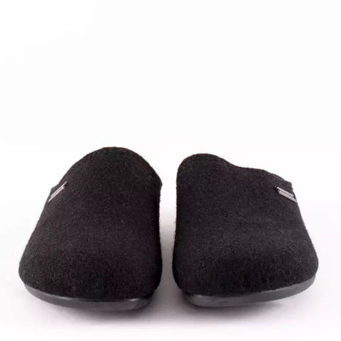 Shepherd - Mens Wool Mule Slipper - Style: Jon - Black