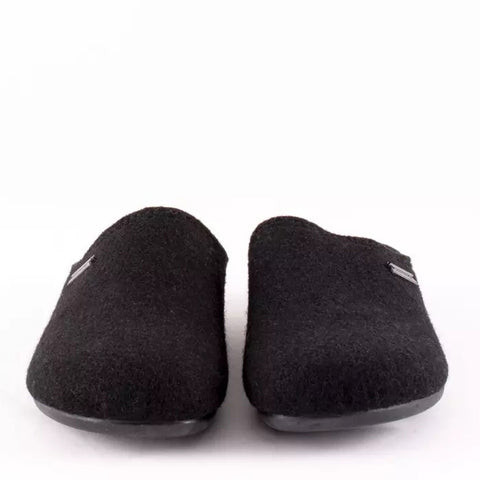 Shepherd - Mens Wool Mule Slipper - Style: Jon - Black